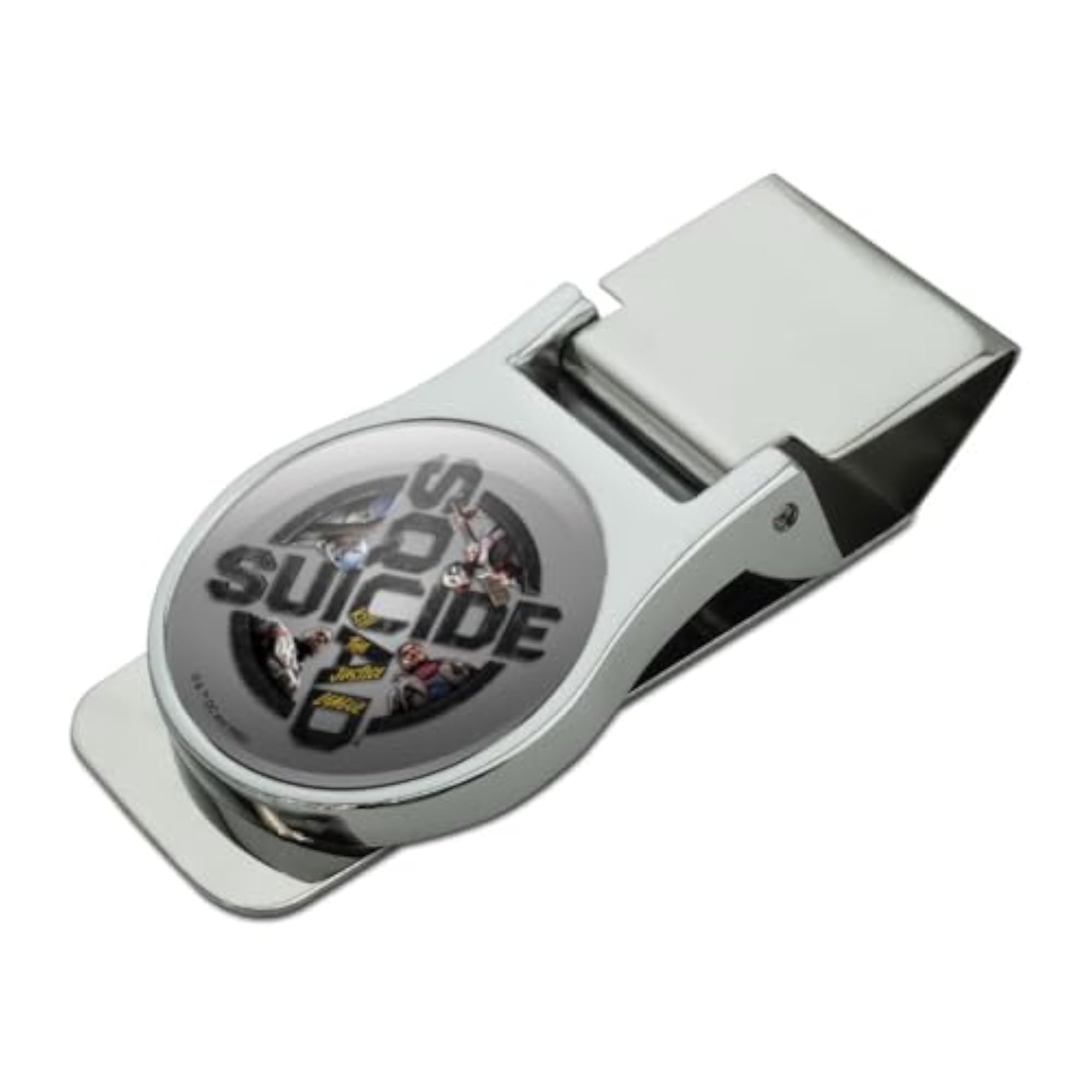Suicide Squad Logo Satin Chrome Plated Money Clip